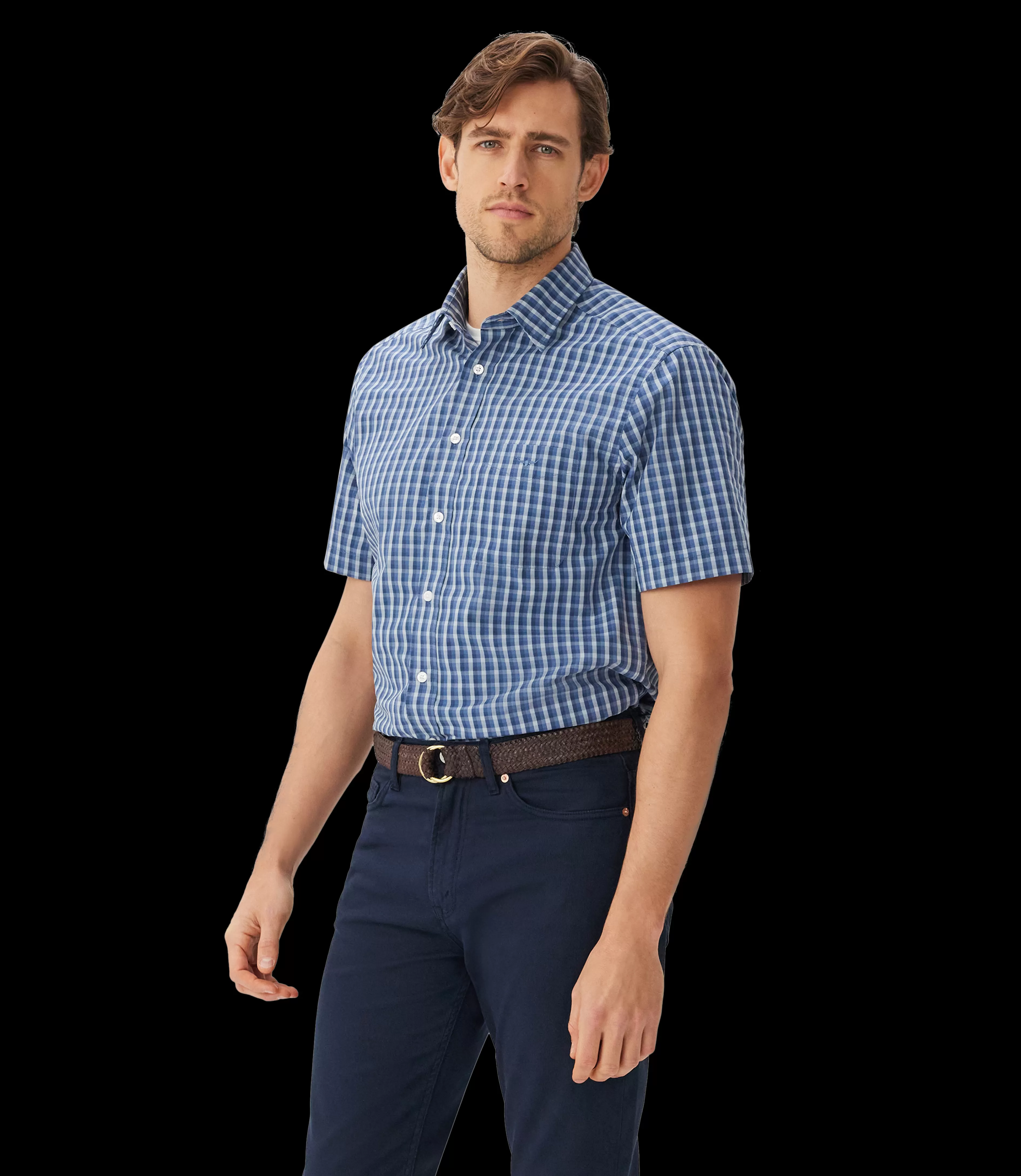 Hot Classic poplin check shirt Shirts