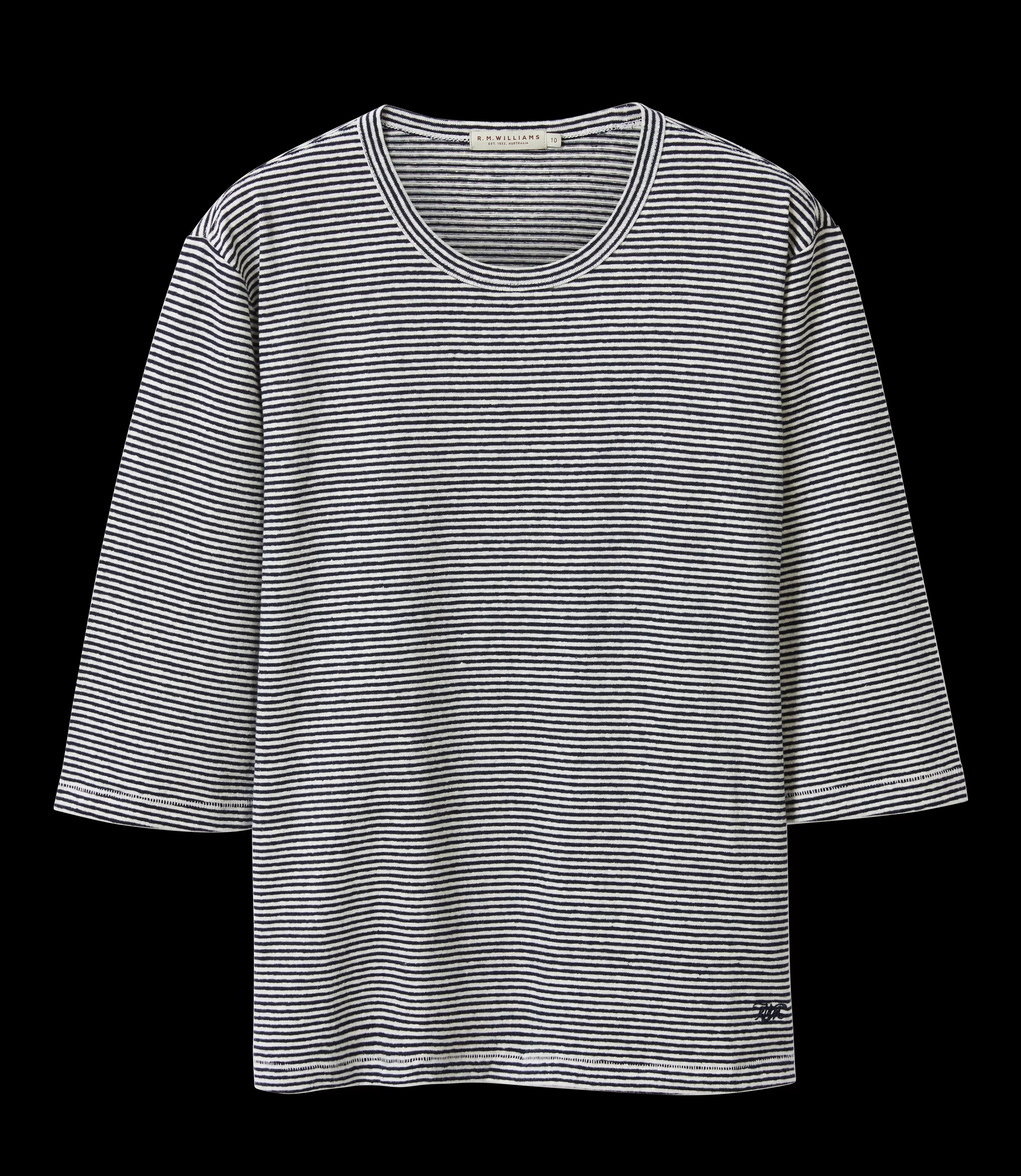 Cheap Heritage 1/2 sleeve linen tee Women T-shirts