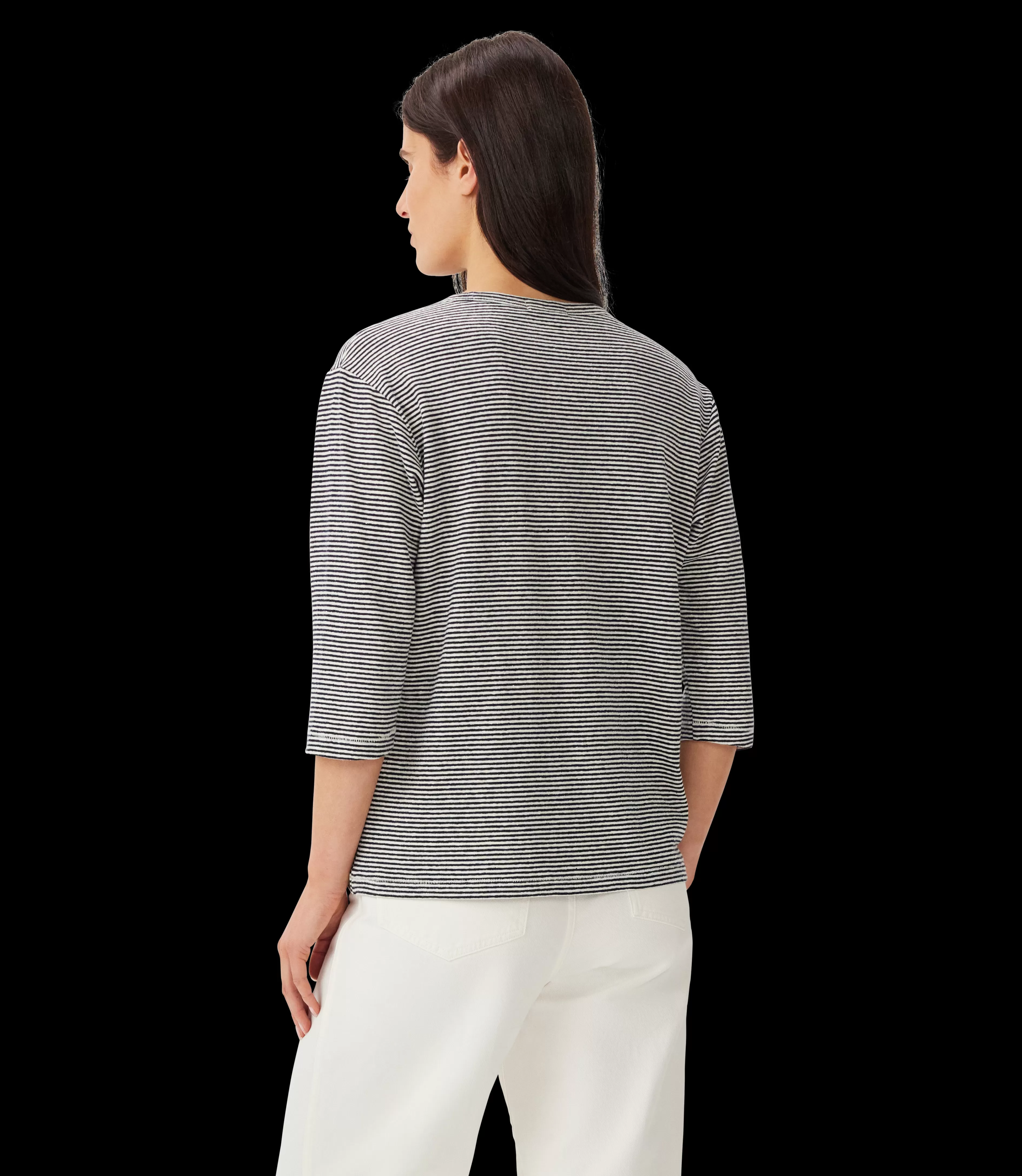 Cheap Heritage 1/2 sleeve linen tee Women T-shirts