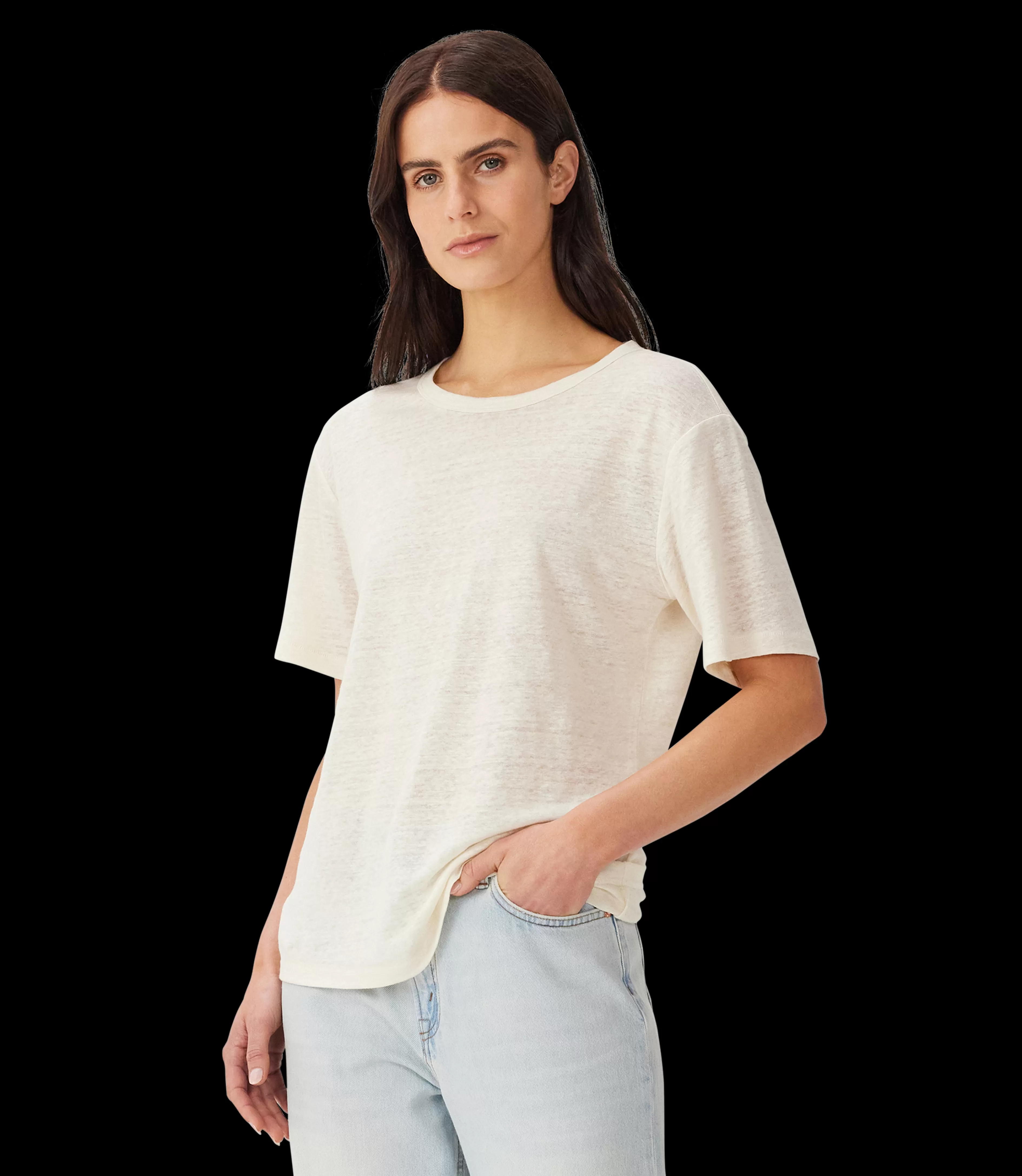 Outlet Heritage linen tee Women T-shirts