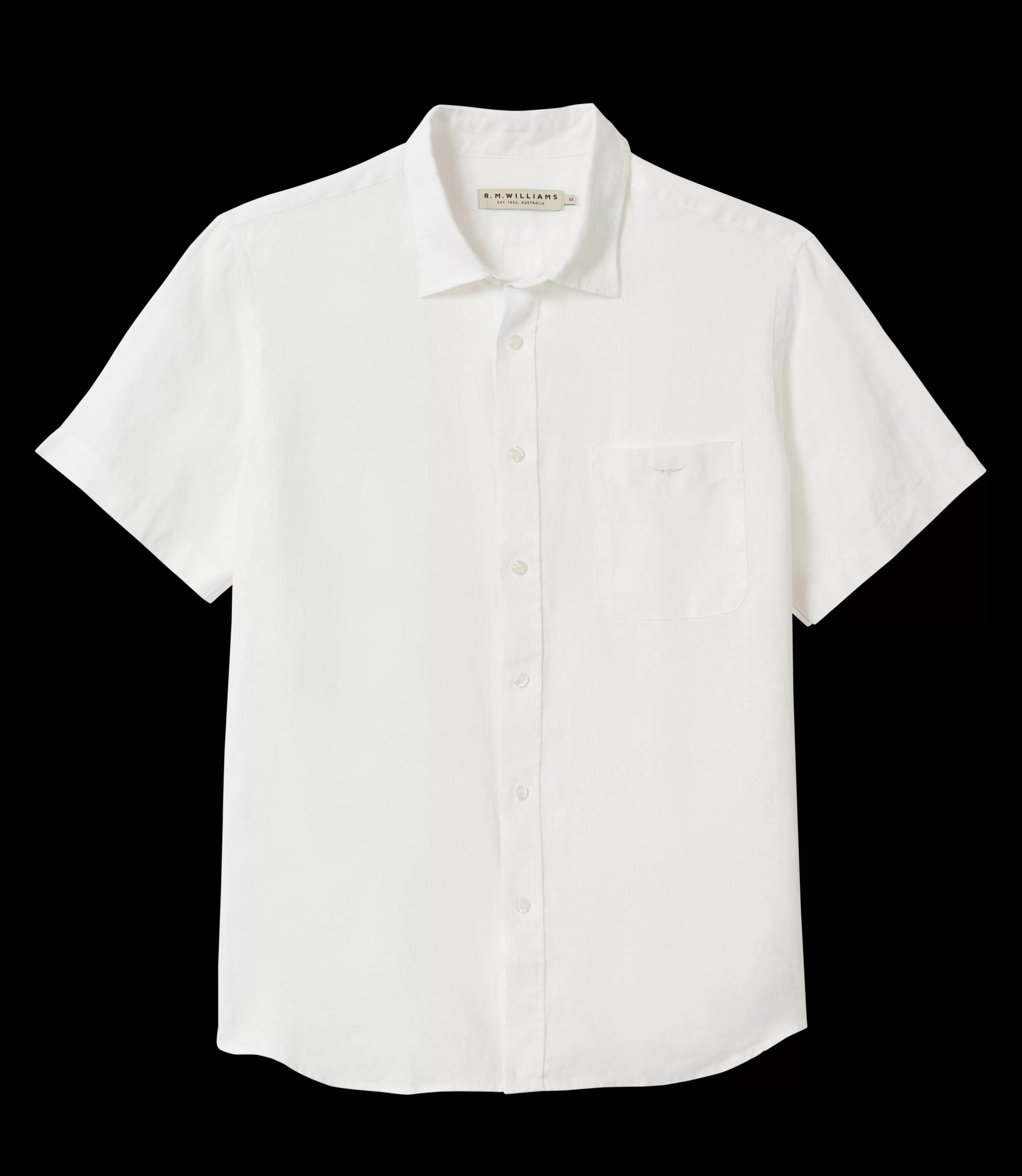 Outlet Regular linen short sleeve shirt Shirts