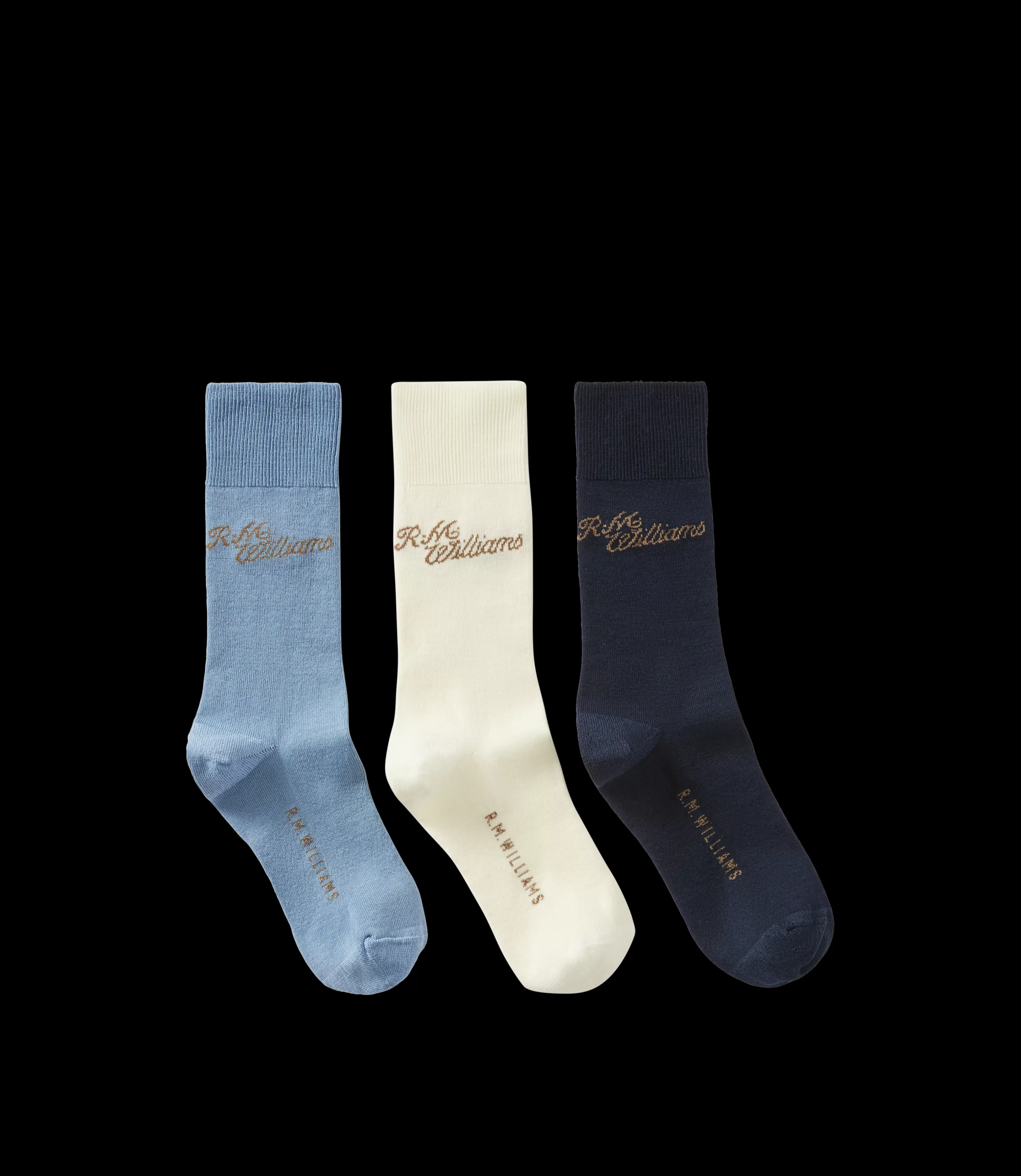 Flash Sale R.M.Williams Script Sock 3 pack Women Other Accessories | Socks